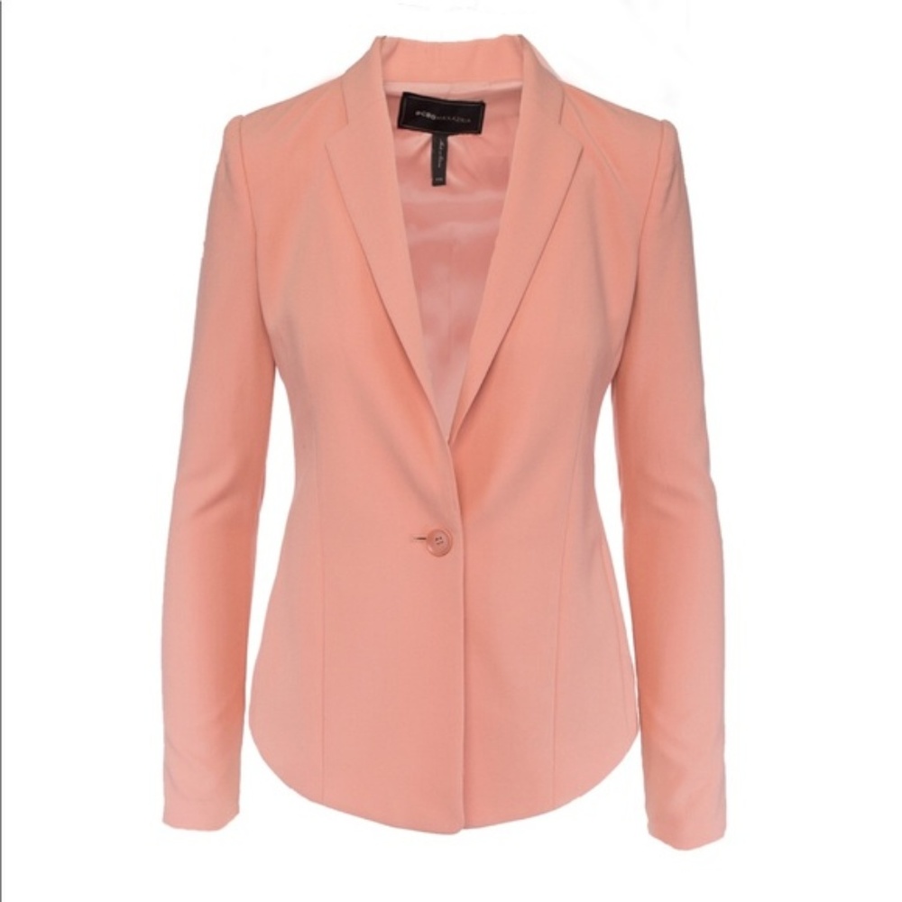 BCBG MAX AZRIA PEACH LONGSLEEVE BLAZER NWT